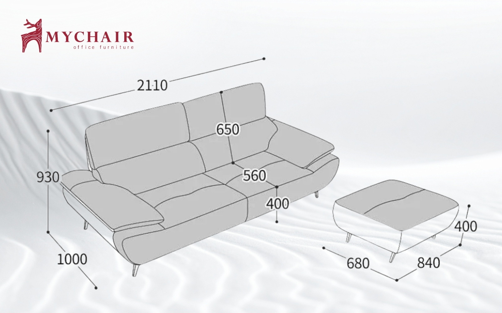 Kinh nghiệm mua sofa có kích thước hợp lý
