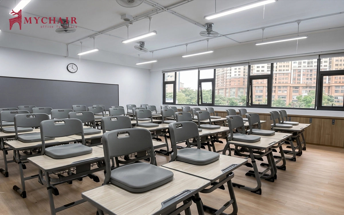 mychair cung cấp nội thất cho trường ngôi sao hoàng mai