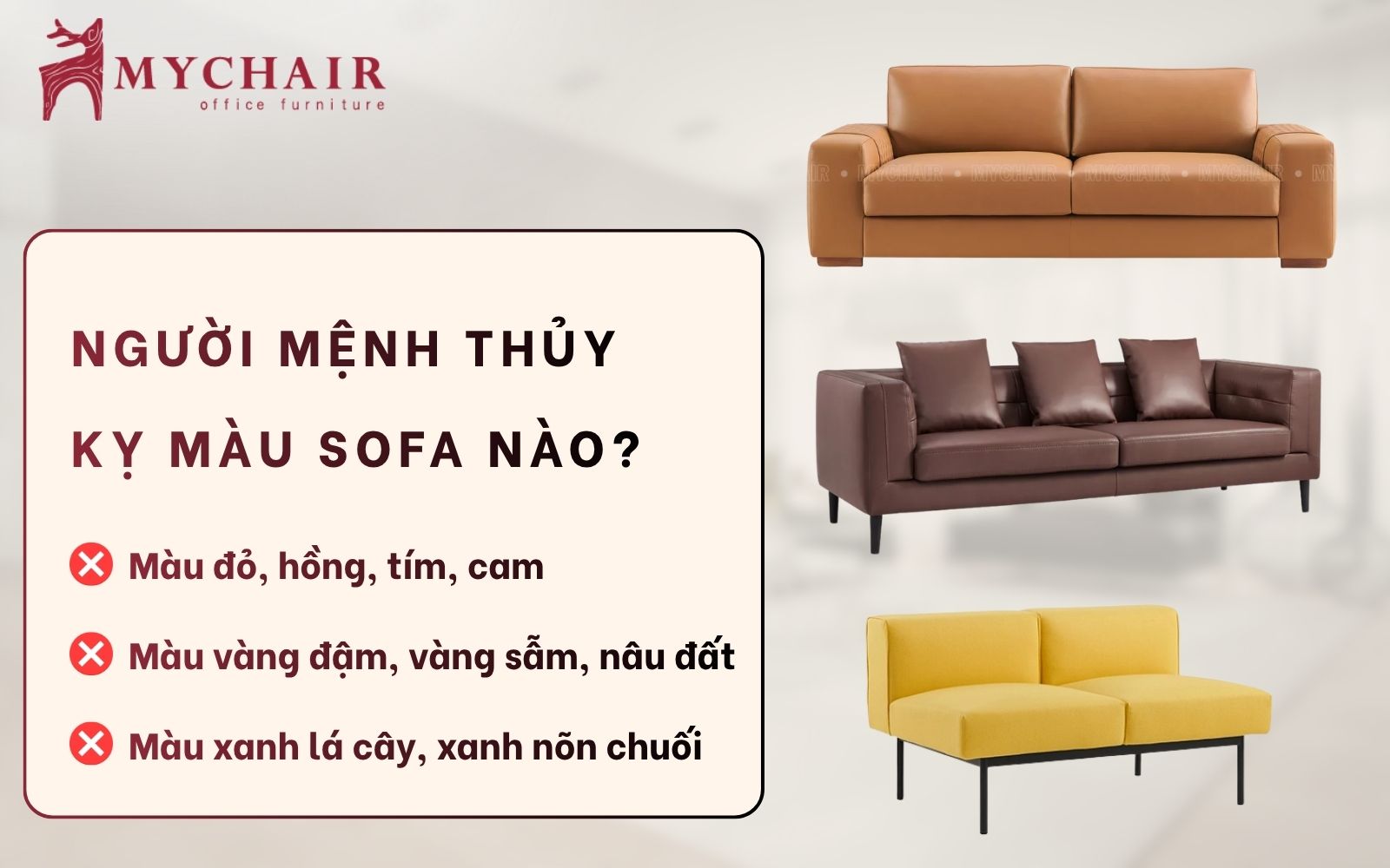 Điểm danh những màu sắc khắc mệnh gây cảm giác bí bách cho không gian sống