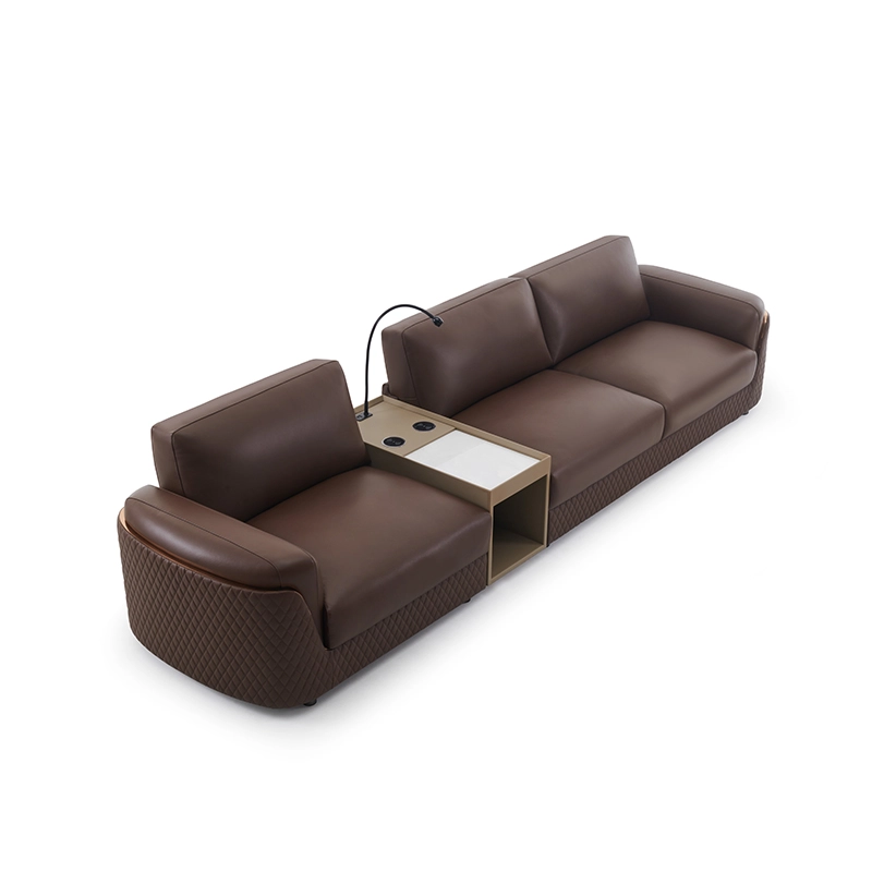 sofa da văn phòng FU8065