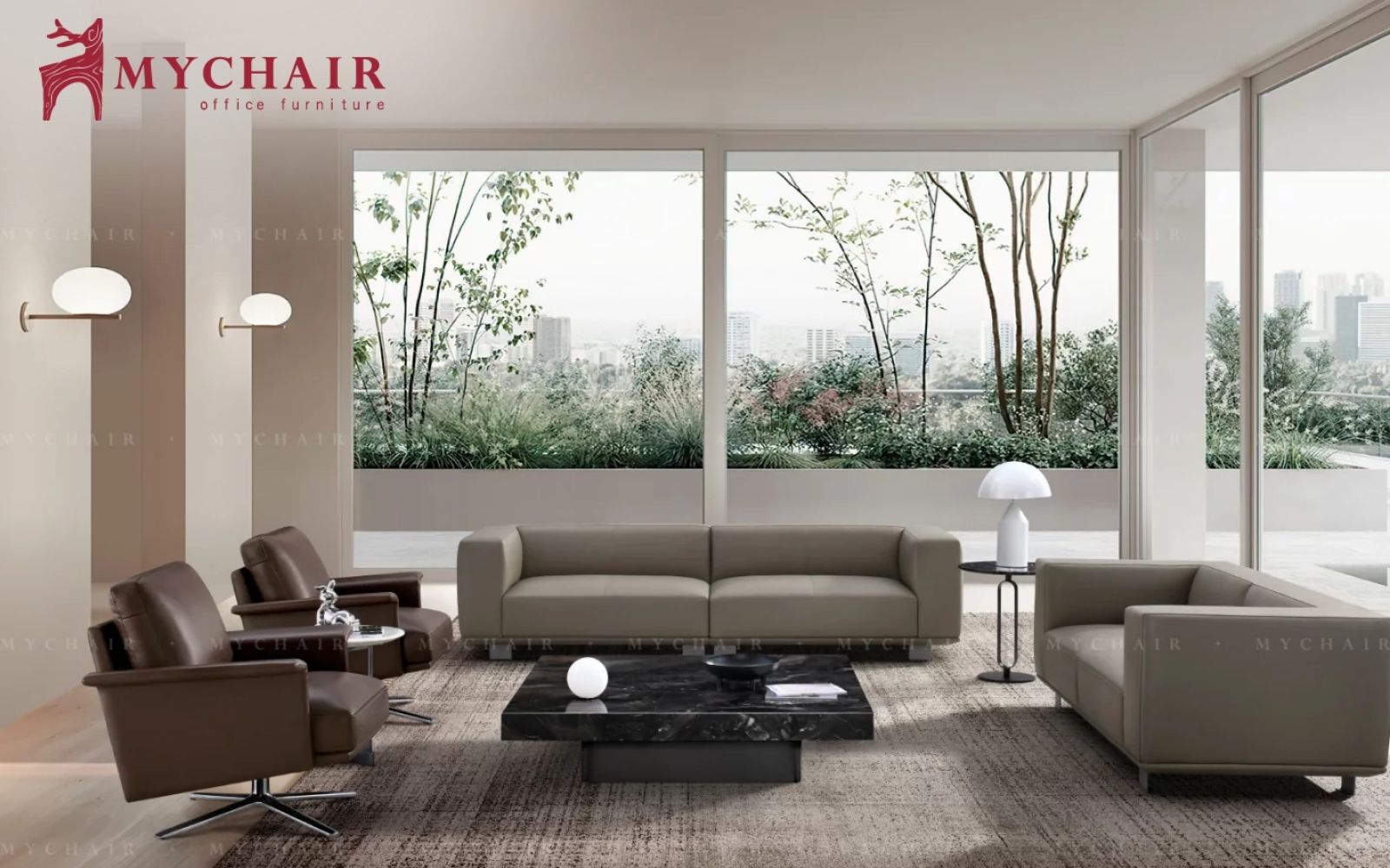 Sofa màu xám ghi lựa chọn tinh tế khi chọn màu sofa cho người mệnh Thủy