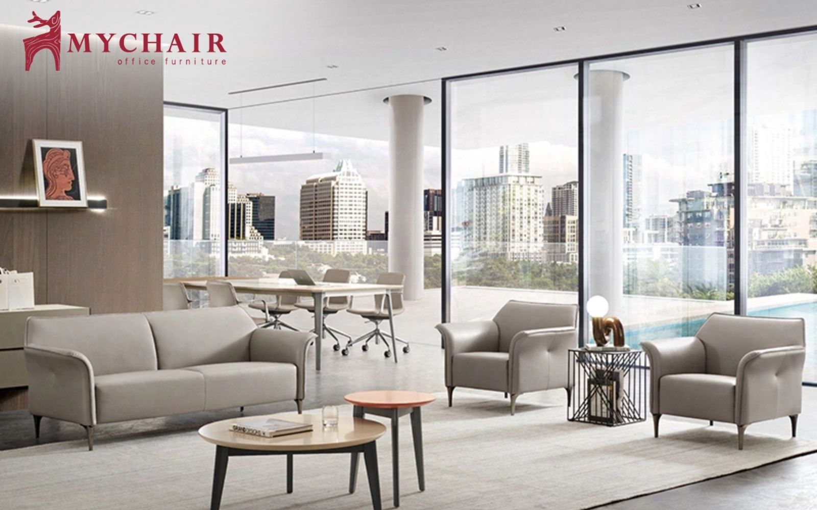 Tone xám hiện đại giúp sofa cho người mệnh Kim dễ phối nội thất hơn