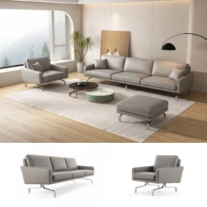Sofa da cao cấp K1816