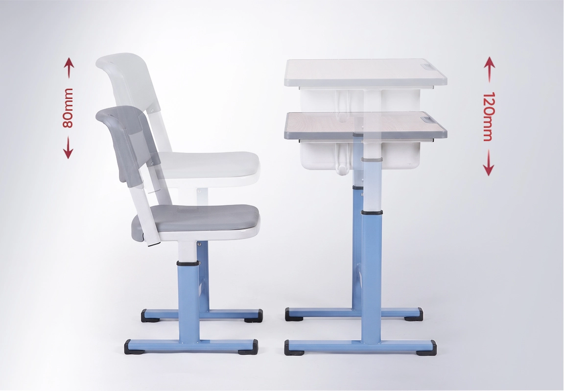 bộ b&agrave;n ghế học sinh tăng giảm chiều cao HY-0336
