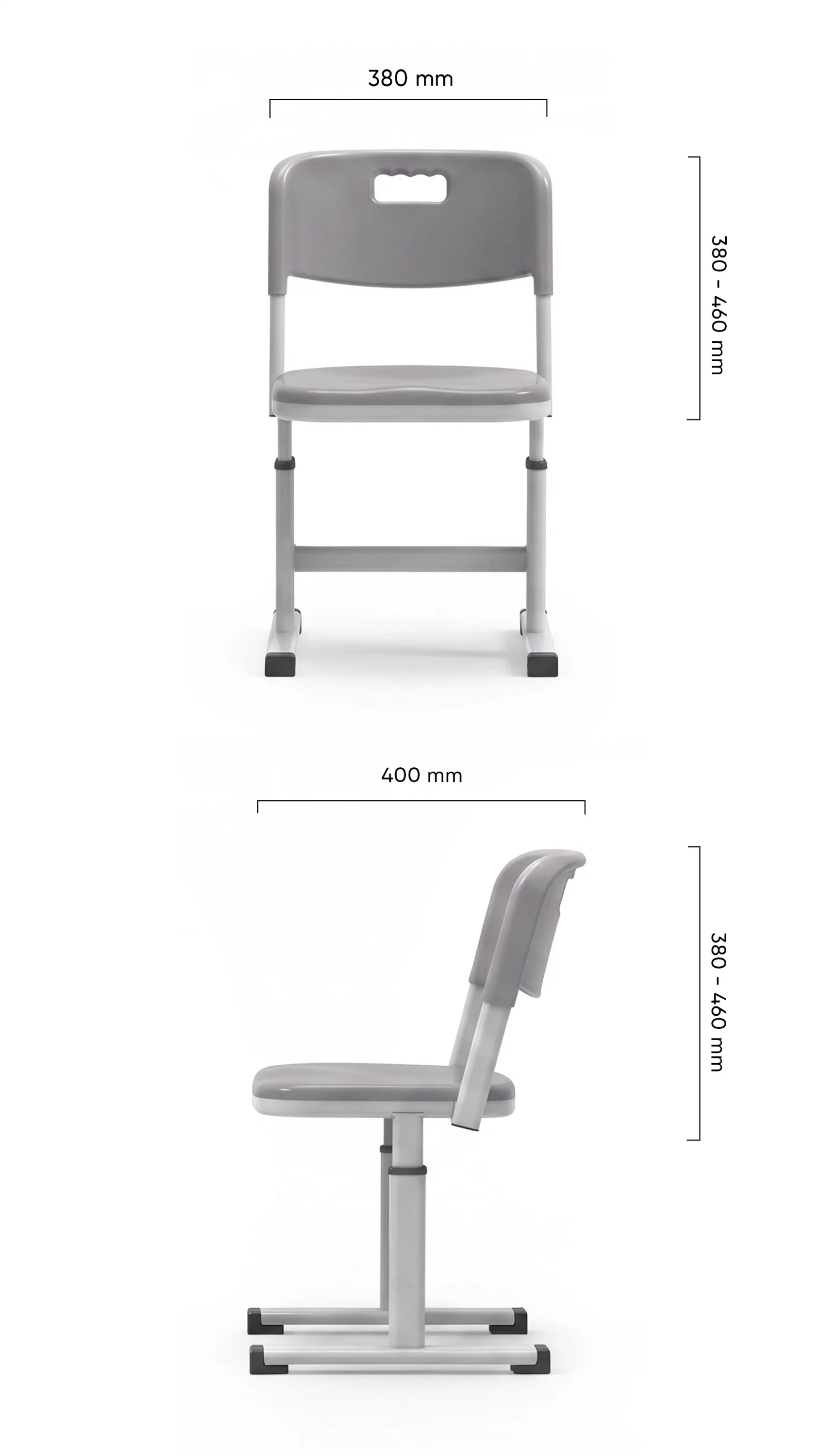 bộ b&agrave;n ghế học sinh tăng giảm chiều cao HY-0439