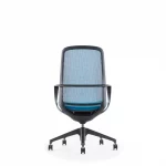 ghế xoay văn phòng nhập khẩu kay-b01 xanh