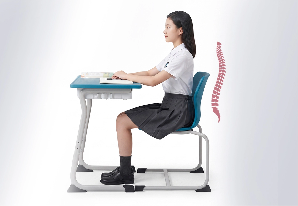 bộ b&agrave;n ghế liền học sinh
