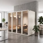 phone booth cách âm di động spex six max