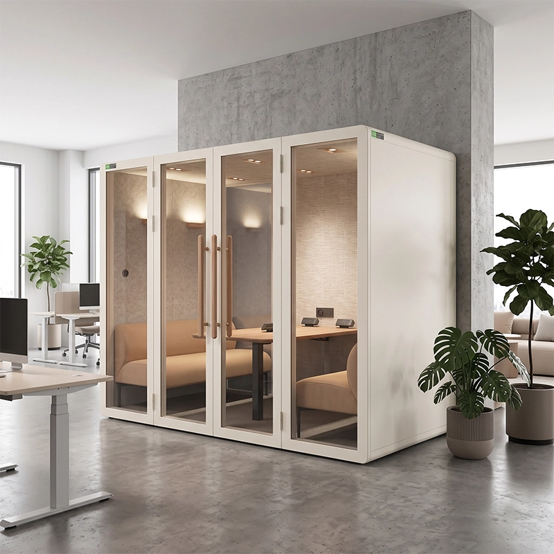 phone booth cách âm di động spex six max