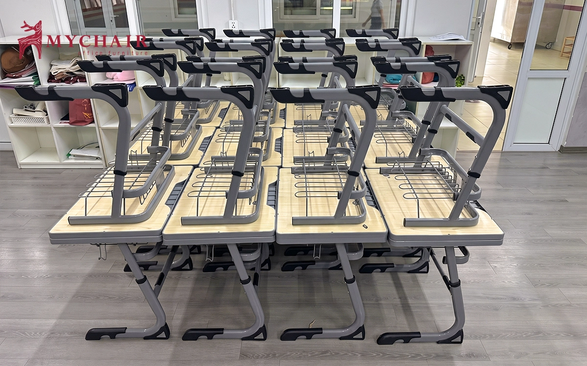 mychair cung cấp bàn ghế học sinh cho hệ thống giáo dục alpha school