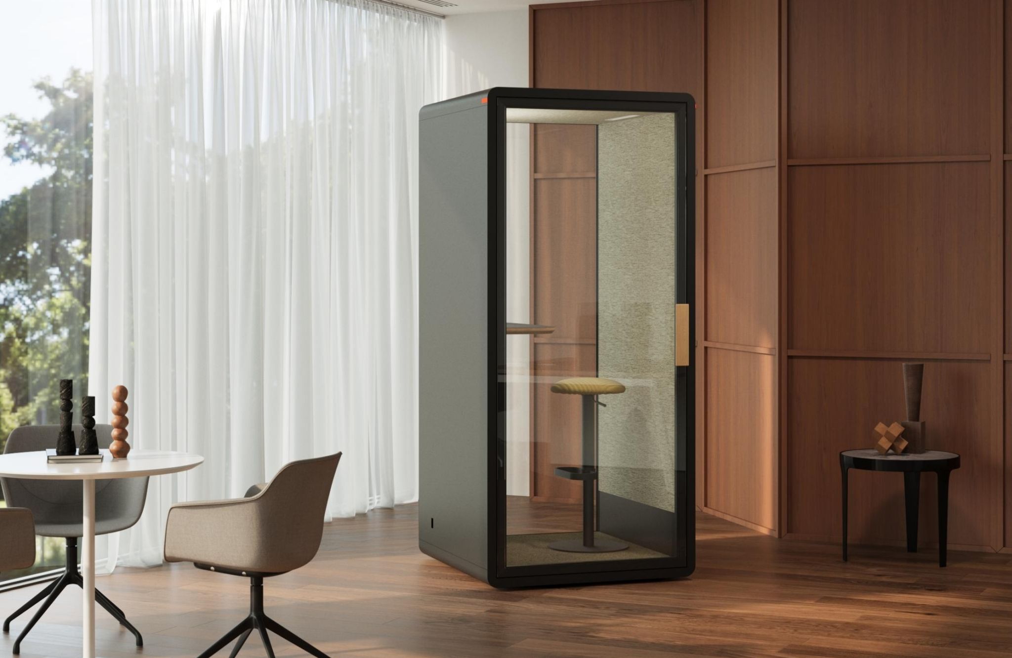 ph&ograve;ng họp di động Phone booth c&aacute;ch &acirc;m