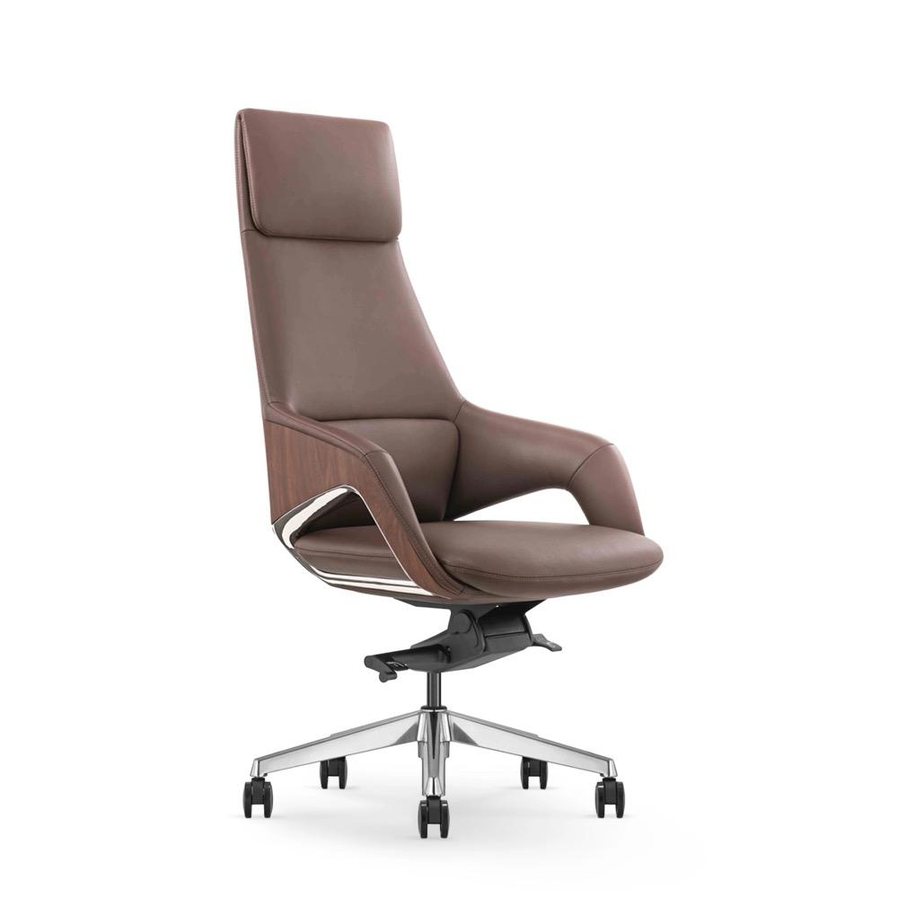 Ghế đồng bộ cho ban lãnh đạo MyChair FA013A lưng cao bọc da nhập khẩu