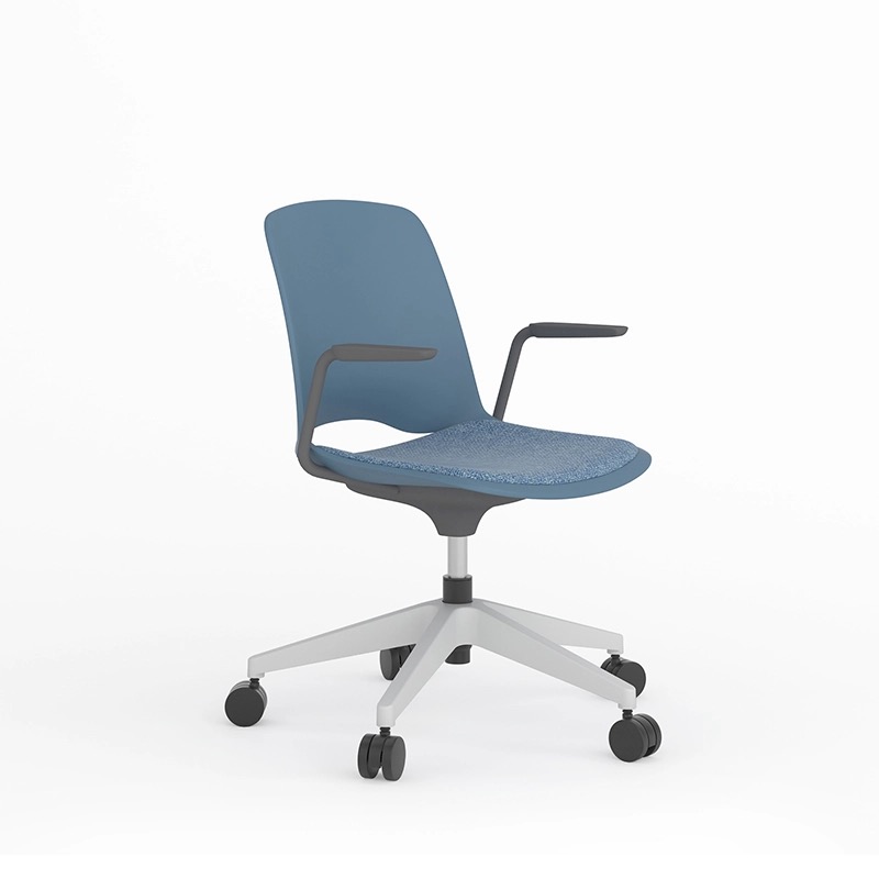 Ghế chân xoay MyChair TN9-4 đệm nỉ cho khu vực ngồi chờ cạnh khu ăn trưa