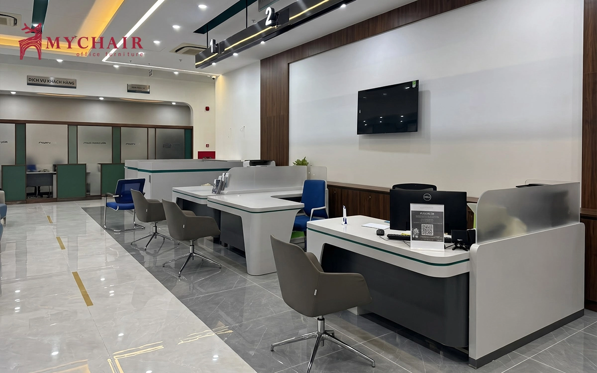 dự án cung cấp nội thất cho ngân hàng bidv