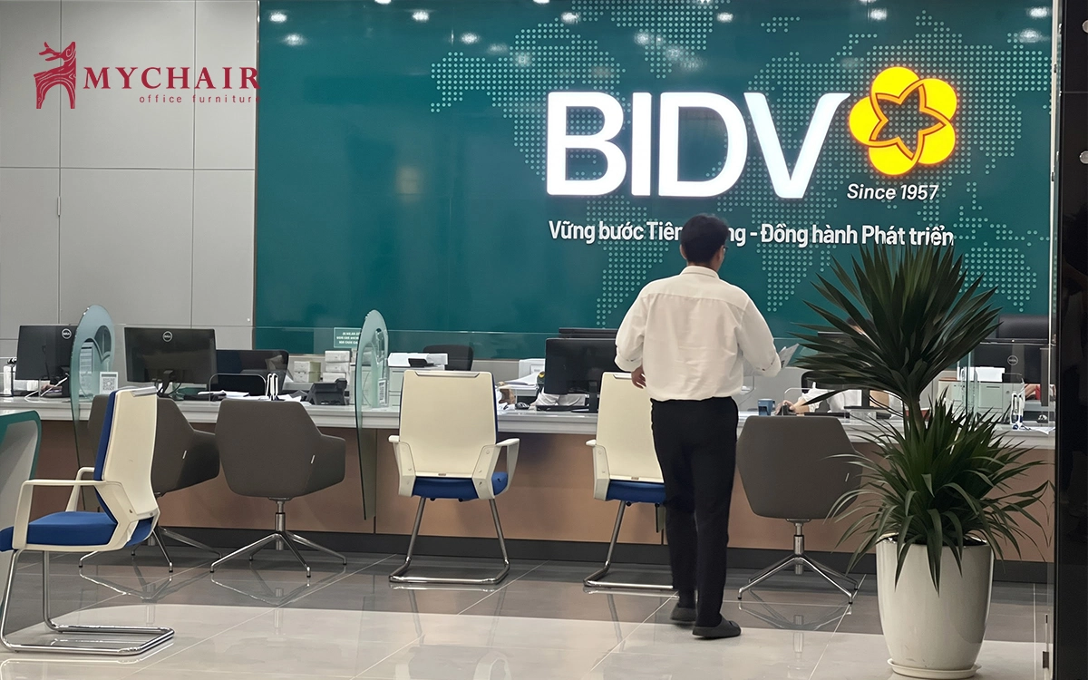 dự án cung cấp nội thất cho ngân hàng bidv