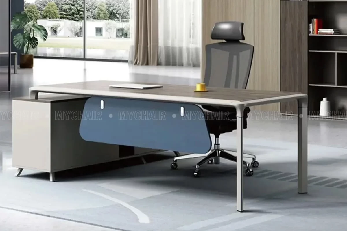 Bản thiết kế 3D bàn ghế giám đốc MC68A-1