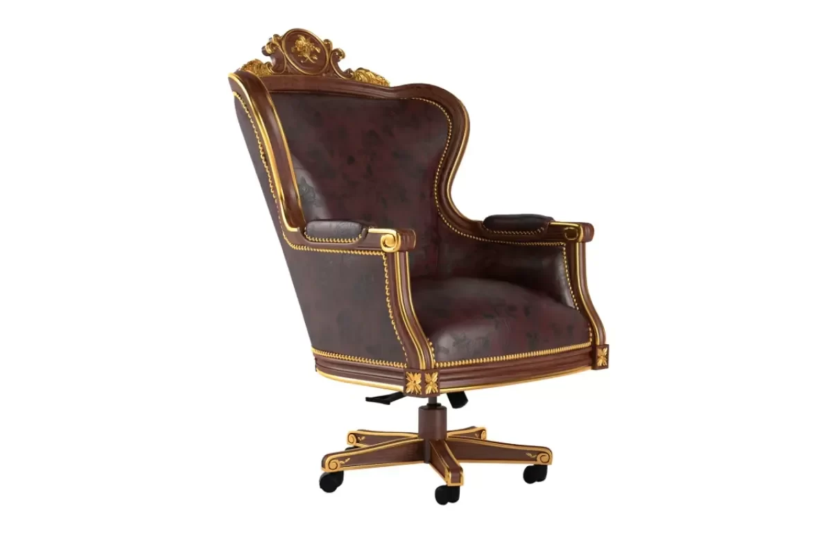 ghe-giam-doc-dat-tien-Luxury-Classic-Style-Swivel-Armchair Ghế giám đốc đắt tiền Luxury Classic Style Swivel Armchair
